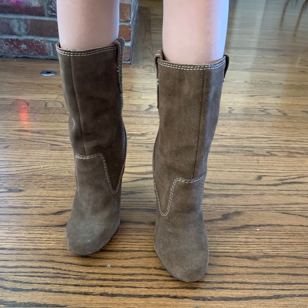 Mia Genuine  Suede Western Style Boots